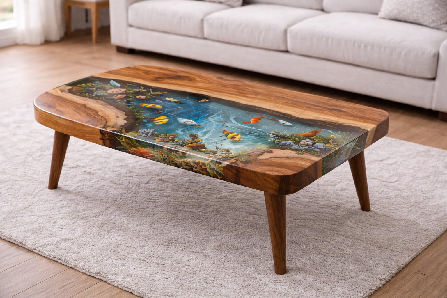 AtelierHaitomic Resin River Coffee